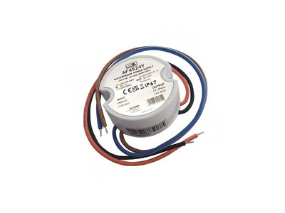 LED Trafo | Netzteil 24V/DC 45W 1,87A Unterputzdose rund wasserfest AF4524Y IP67