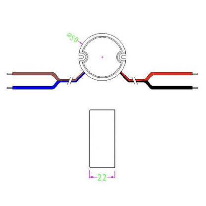 LED Trafo | Netzteil 24V/DC 30W 1,25A Unterputzdose rund wasserfest AF3024Y IP67