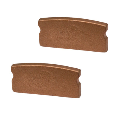 ALU Profil Schiene Leiste AUFBAU-SL (17x7mm) in bronze für LED Streifen 1m | 2m