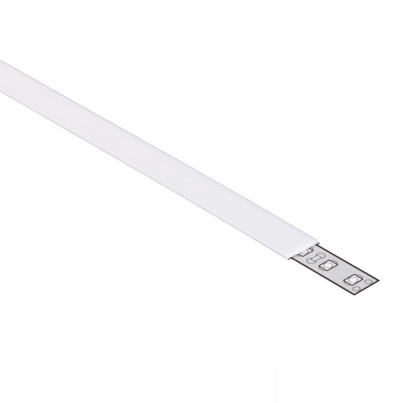 ALU Profil | Leiste | Schiene SMART-10 in weiß für Led Streifen + Abdeckung