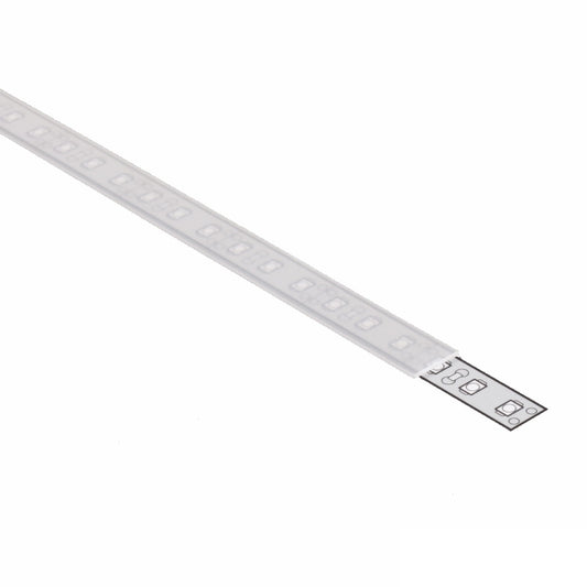 1m Schiebe Abdeckung A für unsere ALU Profile in matt / opal