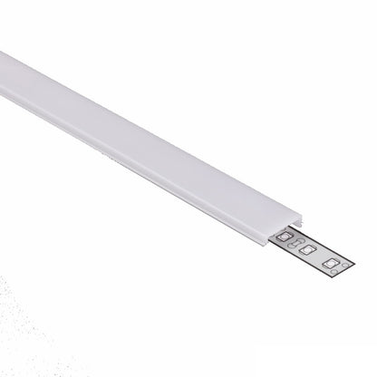 Flexibles ALU Profil | Leiste ELA für LED Streifen + Abdeckung biegbar Schiene