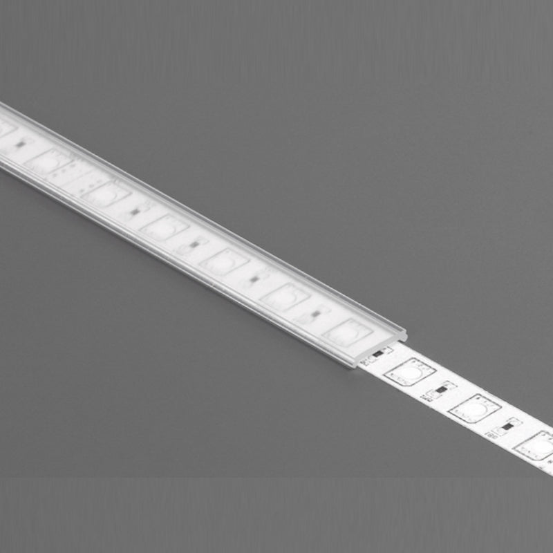 ALU Profil | Leiste | Schiene SMART-10 in weiß für Led Streifen + Abdeckung
