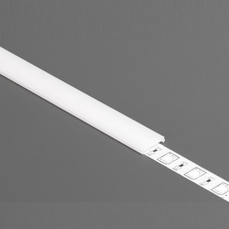 ALU Profil | Leiste | Schiene SMART-10 in weiß für Led Streifen + Abdeckung
