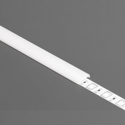 ALU Profil | Leiste | Schiene SMART-10 in weiß für Led Streifen + Abdeckung