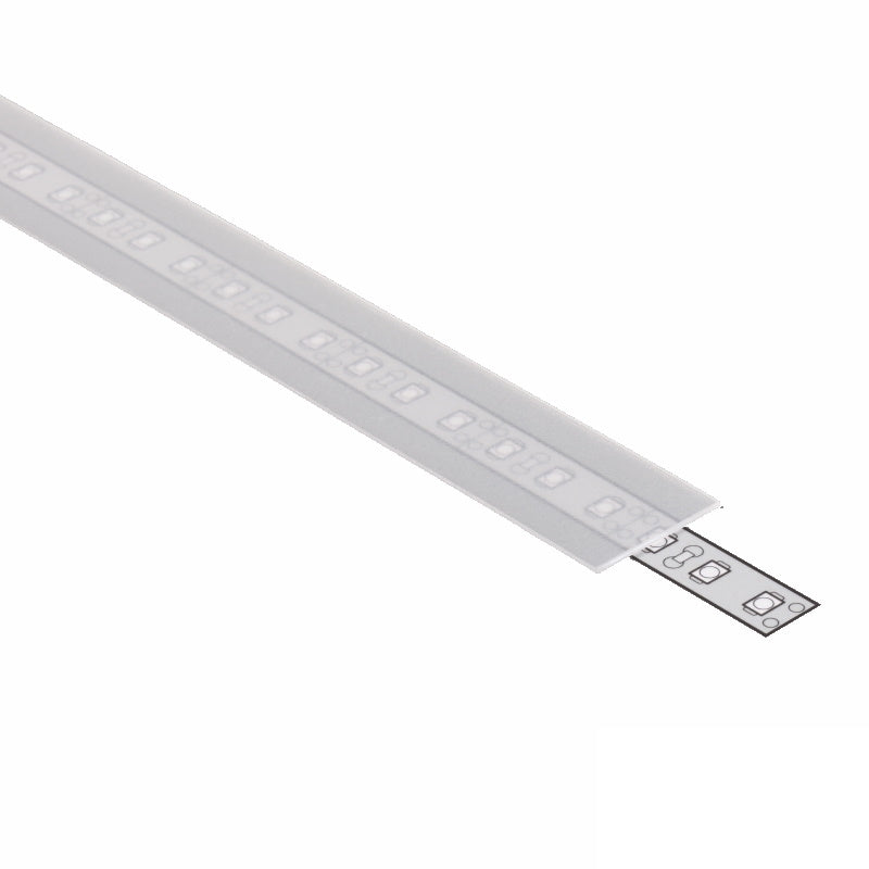 1m Schiebe Abdeckung E für unsere ALU Profile in matt / opal