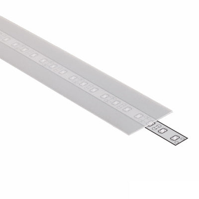2m Schiebe Abdeckung G für unsere ALU Profile in matt / opal
