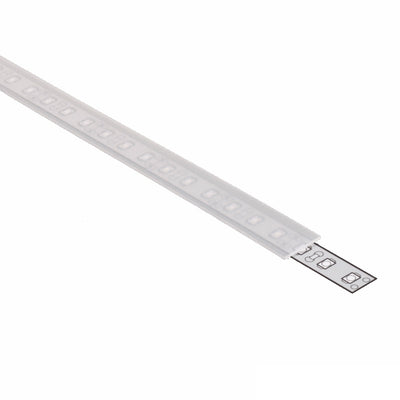 2m Schiebe Abdeckung J für unsere ALU Profile in matt / opal