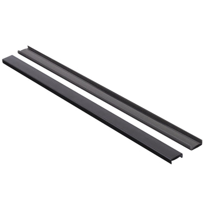 ALU Profil/Schiene/Leiste LINE (14 x 13mm) Silber für LED Streifen + Abdeckung