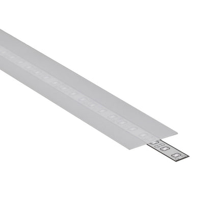 ALU Profil / Leiste VARIO30-01 für LED Streifen + Abdeckung AUFBAU silber