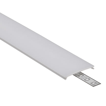 2m Klick Abdeckung C9 für unsere ALU Profile "VARIO" in milchig/diffus