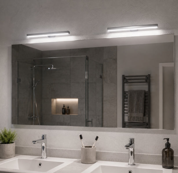 LED Spiegelleuchte | Möbelleuchte AMBER 4,5W 550lm 230V CHROM