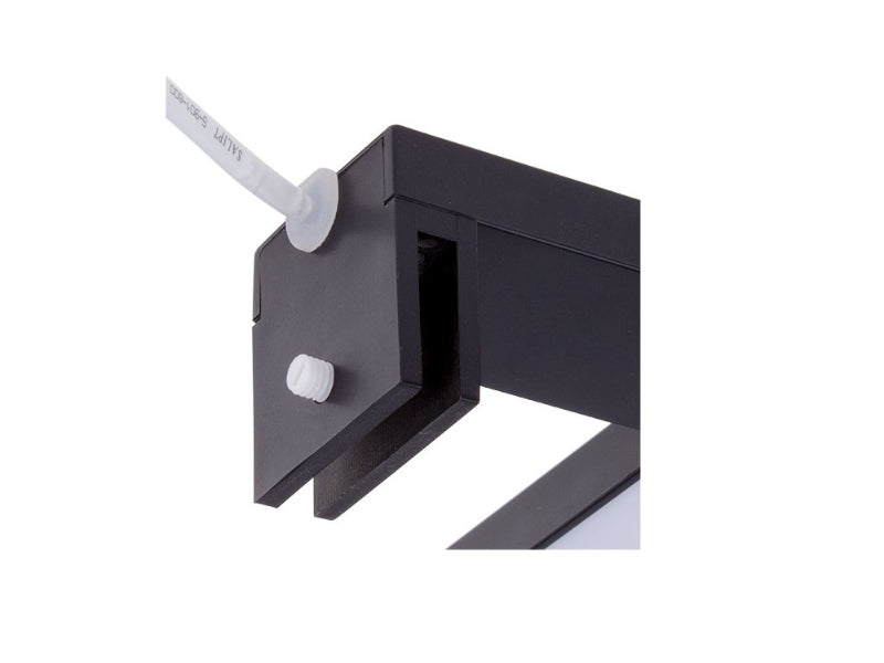 LED Spiegelleuchte | Möbelleuchte AMBER – 4,5W 550lm 230V Schwarz