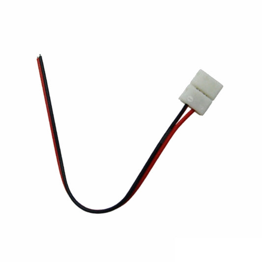 8mm Klapp Anschluß SMD-Led Streifen / Klappsystem mit 15cm Zuleitung 2 adrig