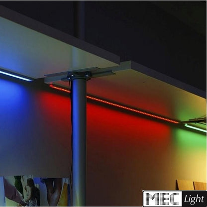 ALU Profil | Leiste | Schiene SMART-10 in weiß für Led Streifen + Abdeckung