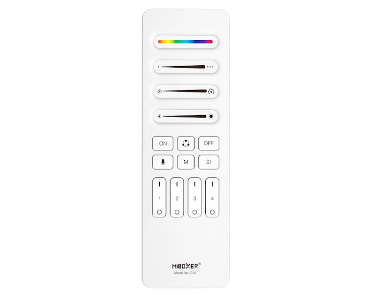 4-Zonen SPI-Fernbedienung C10 (2,4 GHz) Miboxer weiß
