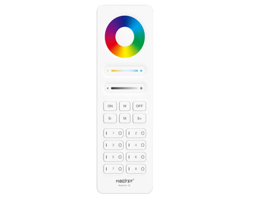 8-Zonen-RGB+CCT-Fernbedienung weiß Miboxer