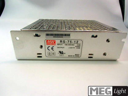 LED Trafo Netzteil 12V/DC 50W 4,2A MEANWELL (RS-50-12) Power Supply
