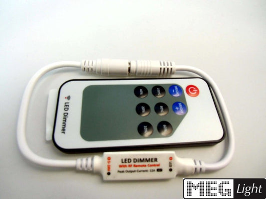 LED Dimmer Mini FUNK mit Fernbedienung 5 - 24V/DC, 6 Helligkeitstasten