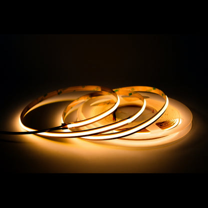 1m free-cutting COB Streifen 12V 13W 1170Lm 528xLEDs/m RA90 warm weiß 3000K IP20