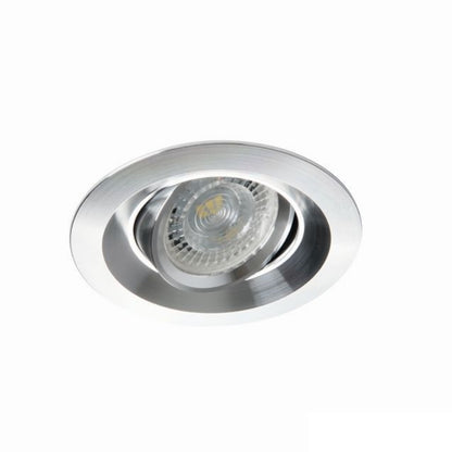 Einbaurahmen MR16/GU10 rund / schwenkbar 75mm DA Kanlux "COLIE DTO" Aluminium