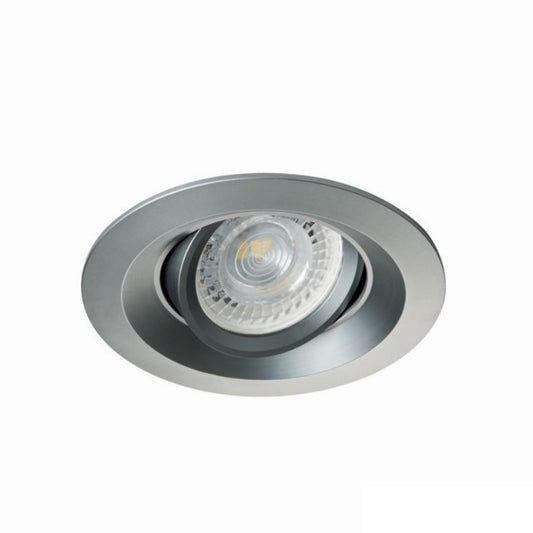 Einbaurahmen MR16/GU10 rund / schwenkbar 75mm DA Kanlux "COLIE DTO" grau