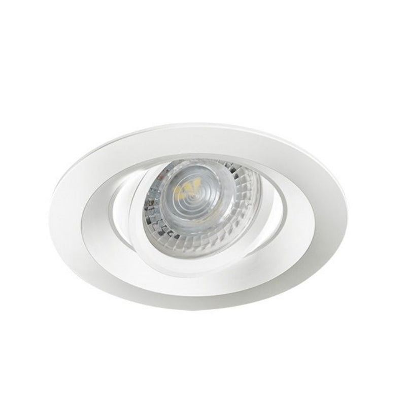 Einbaurahmen MR16/GU10 rund / schwenkbar 75mm DA Kanlux "COLIE DTO" weiß