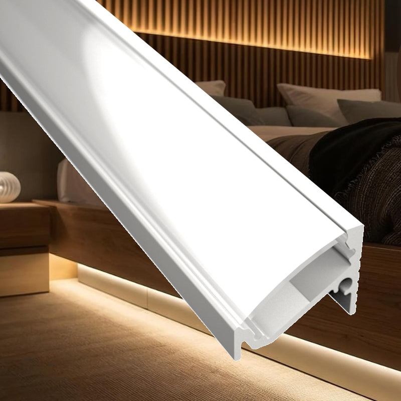ALU Profil Eck-Leiste Schiene CORNER-12 in silber für LED Streifen 1m | 2m Ecke