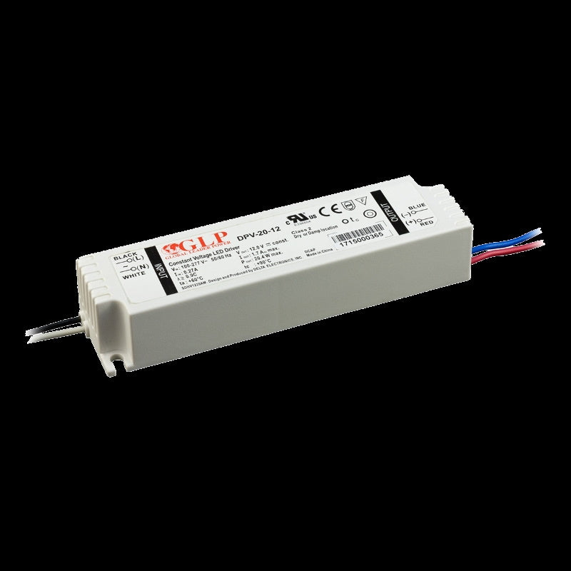 LED Trafo / Schaltnetzteil mit PFC 24V DC 0,85A 20W (DPV-20-24) GLP Netzteil