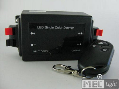 Funk Dimmer für 12V LED Lampen 8A / 96W + RF Bedienung