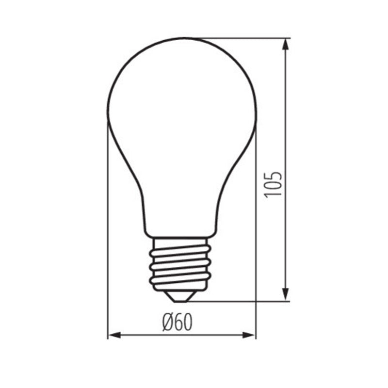 E27 LED Birne 8W 1055Lm 230V Leuchtmittel A60 neutral weiß (4000K)