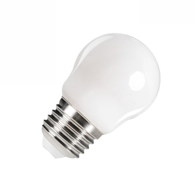 E27 LED FILAMENT Birne Globe 4,5W 470Lm G45 warm weiß 2700K Leuchtmittel milchig