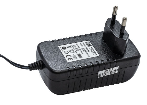 LED Trafo | Stecker-Netzteil 12V/DC 2A 24W EU-Steckdose (EB2412) 2,1mm Stecker