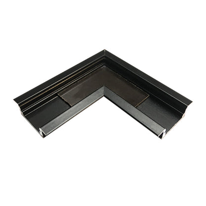 ALU Profil / Leiste EINBAU-SL in schwarz für LED Streifen + Abdeckung eloxiert