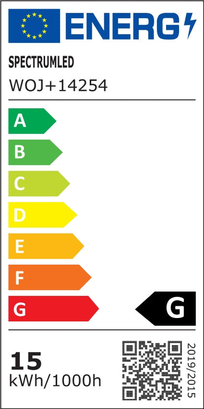 ES111/AR111-GU10 LED Spot/Strahler 45° 12W 230V 1200Lm warm weiß, G: schwarz