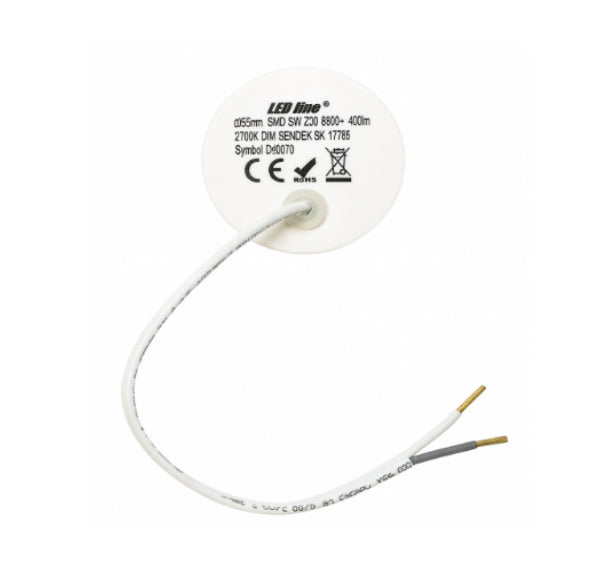 LED Einbaumodul dimmbar 5W 400Lm neutral weiß 4000K 50mm, flach für Einbaurahmen