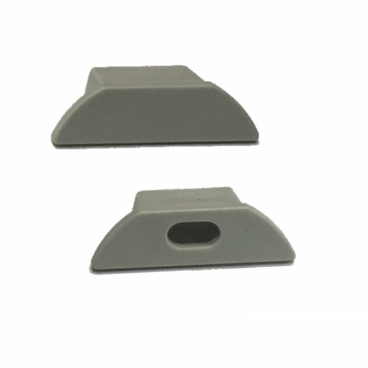 2x Endkappen/Endstück für das Aluminium Profil MICRO zum aufstecken