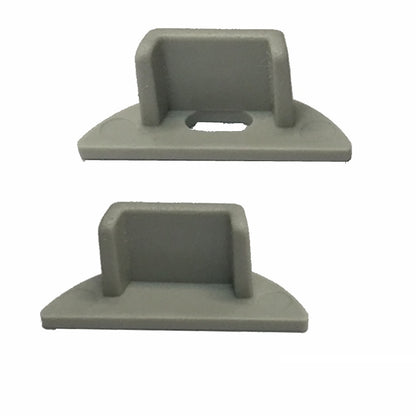2x Endkappen/Endstück für das Aluminium Profil MICRO zum aufstecken