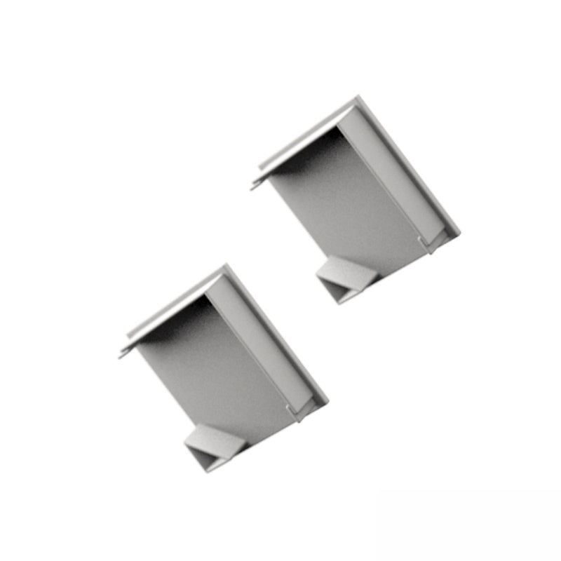 ALU Profil | Ecke Leiste | Schiene ECKIG-16 weiß für LED Streifen + Abdeckung