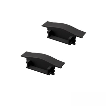 ALU Profil / Leiste EINBAU-SL in schwarz für LED Streifen + Abdeckung eloxiert