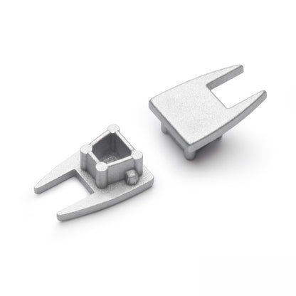 Glaskanten-Profil | Leiste Schiene MIKRO für Led Streifen in silber Aluminium