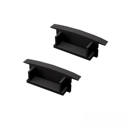 Einbau Profil | Leiste Schiene WIDE-IN-20 schwarz für LED Streifen + Abdeckung