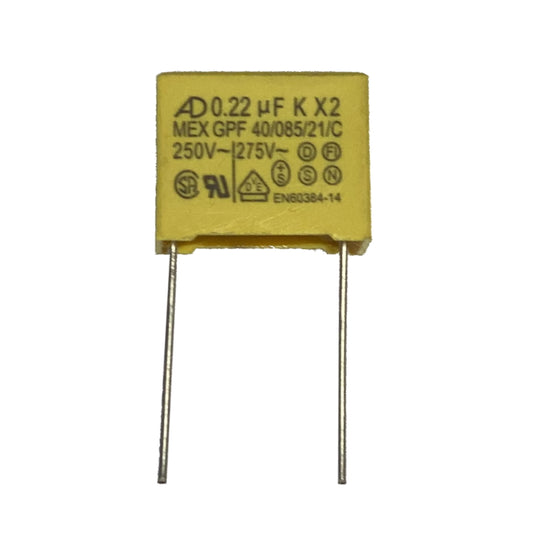 Entstörkondensator 0,22µF 275V/AC X2 gegen blinkende / nicht ausgehende LEDs