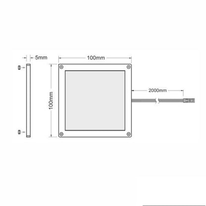 LED AUFBAU Möbel/Unterbauleuchte FOTON G:weiß Set 1-6 Leuchten, Schalter-Trafo