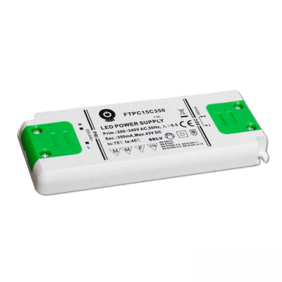 LED Slim Netzteil / Trafo 350mA Konstantstrom 3,5-15W 10-43V (FTPC15C350)