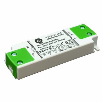 LED Trafo 12VDC 20W 1,67A Schaltnetzteil Slim Line FTPC20V12-E MM Möbel Netzteil