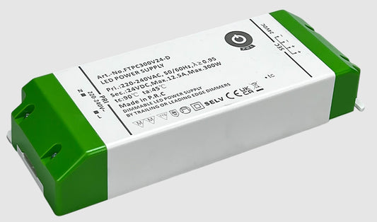 LED Trafo dimmbar 24V/DC 300W 12,5A (FTPC300V24-D)MM PWM