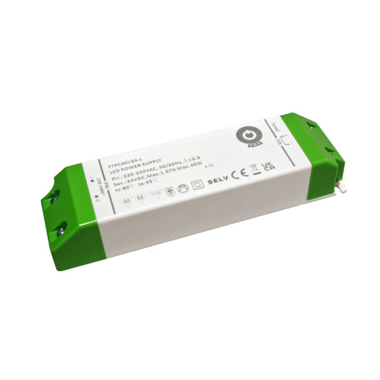 LED Netzteil | Trafo PFC 24V/DC 40W 1,67A Slim Line (FTPC40V24-L) MM Möbel