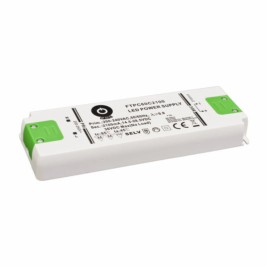 SLIM LED Netzteil/Trafo 1050mA Konstantstrom 59,9W 28,5-57V (FTPC60C1050) MM