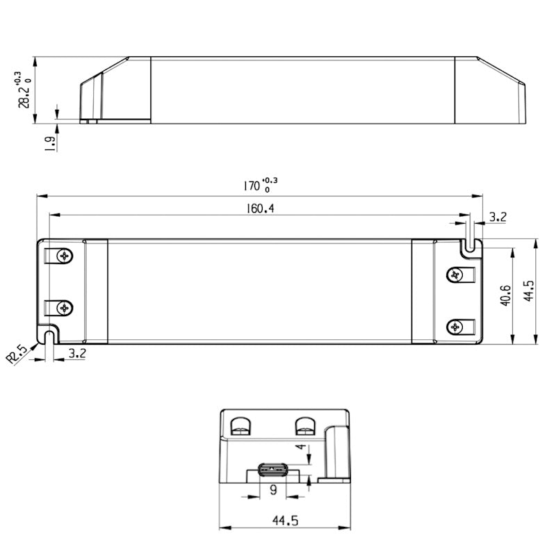 LED Trafo 12V 60W 5A Slim Line Schaltnetzteil (FTPC60V12-PL) Netzteil Möbel MM